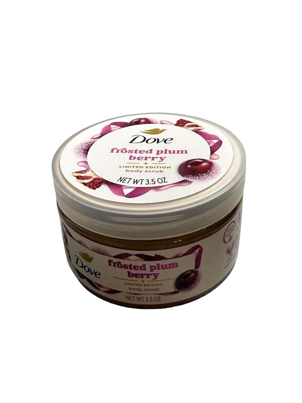 Dove Limited Edition Frosted Plum Berry Body Scrub 3.5 oz
